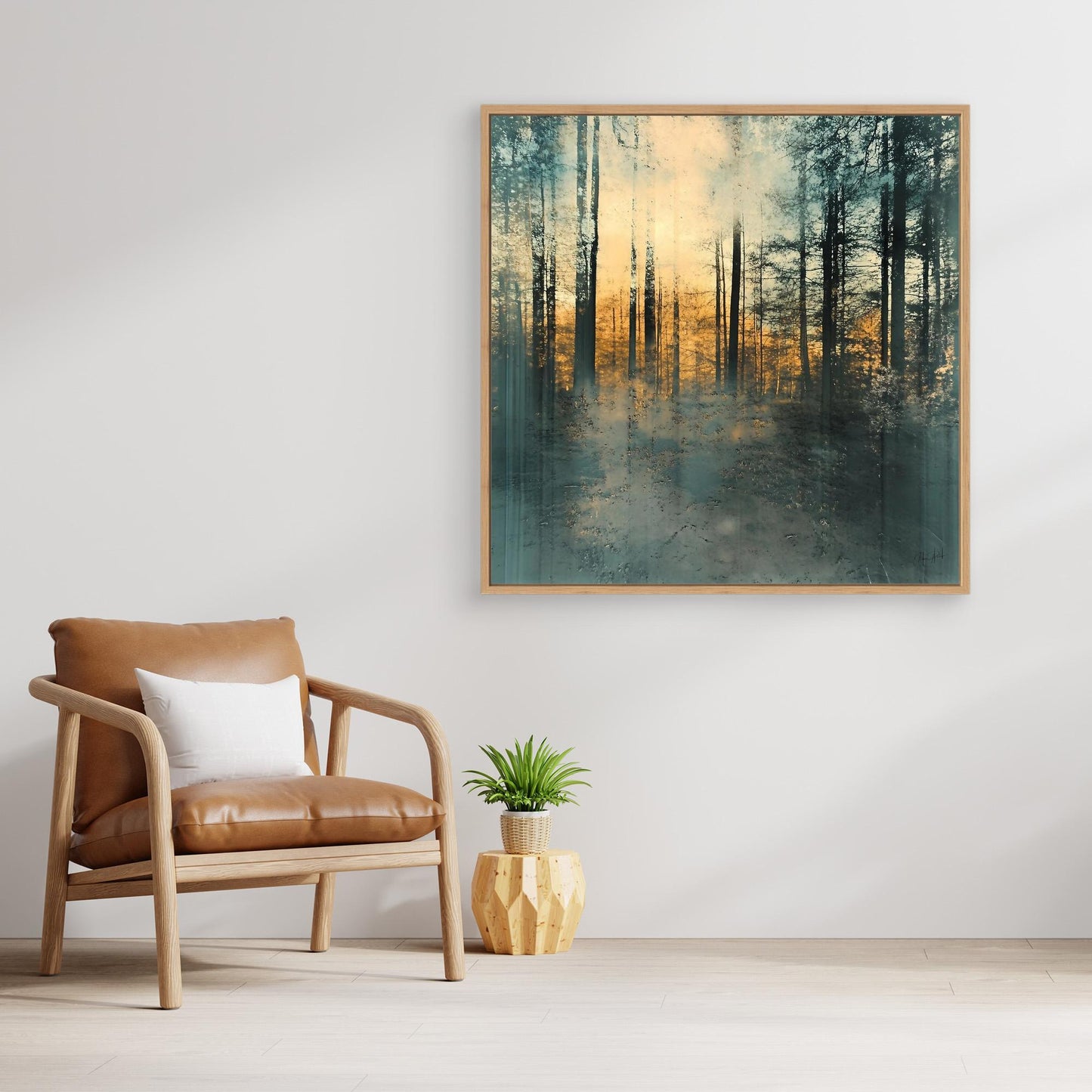 Whispers of the Woodland: A Serene Forest Landscape